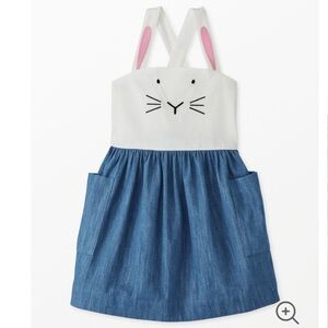 Hanna Andersson Bunny Embroidered Muslin Jumper